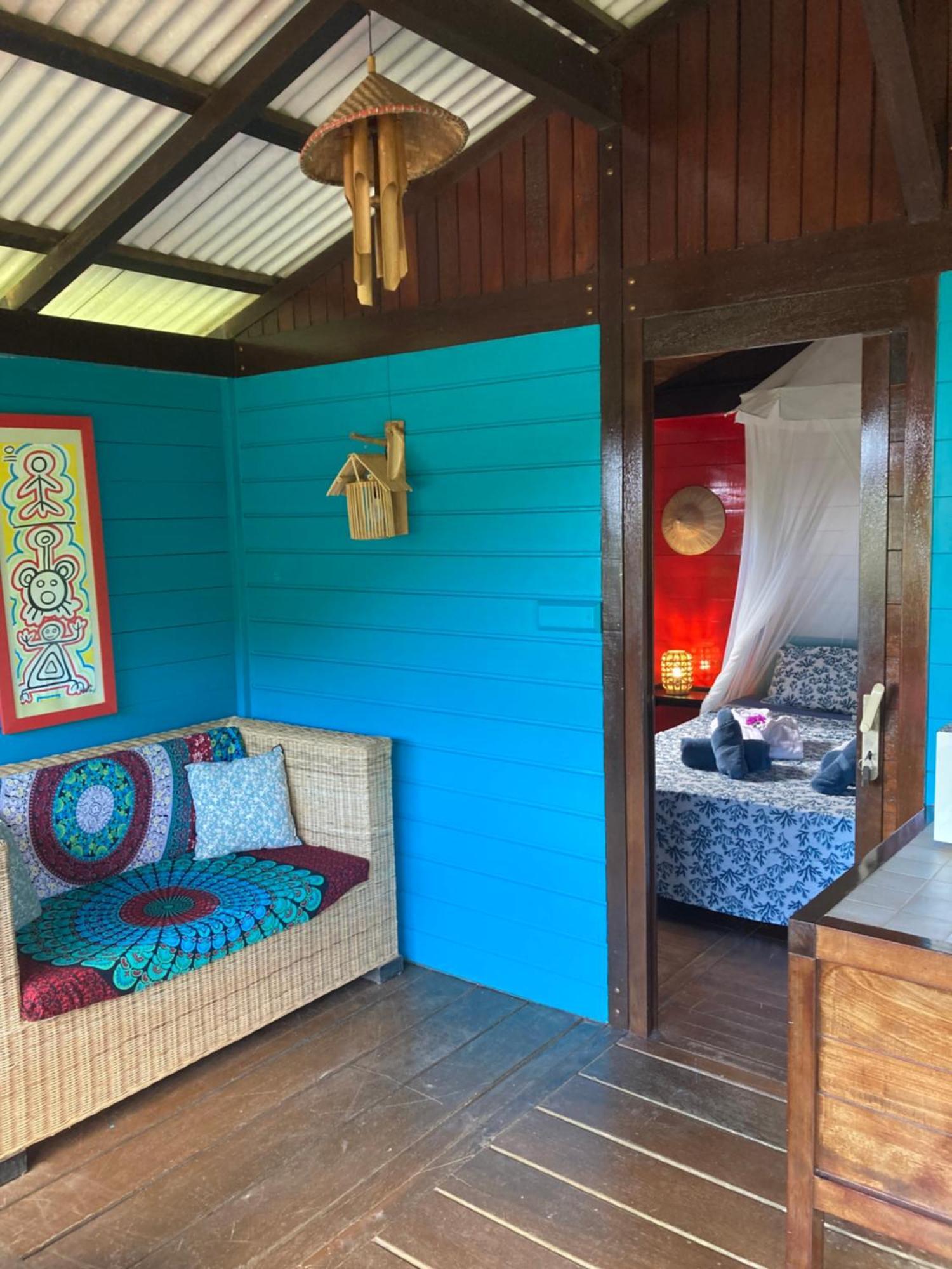 Piton Bungalows Ecolodges เดเอ ภายนอก รูปภาพ